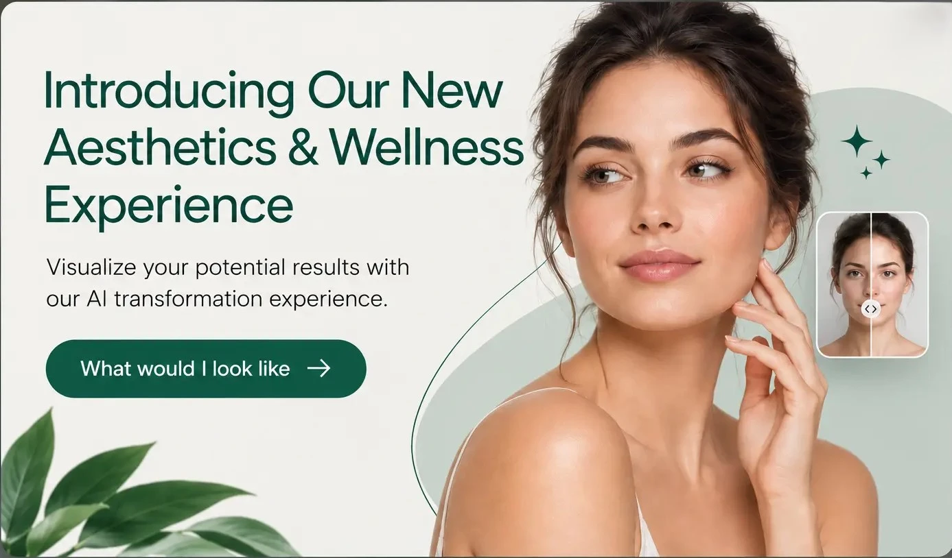 Aesthetic Wellness AI Experience Banner
